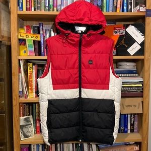 Mens Red Calvin Klein Jackets 